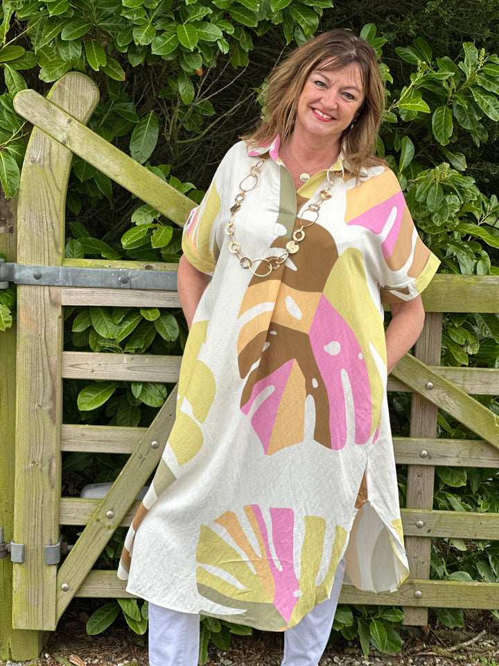 Miami Palm Tunic Dress | Summer - Mandy's Heaven 