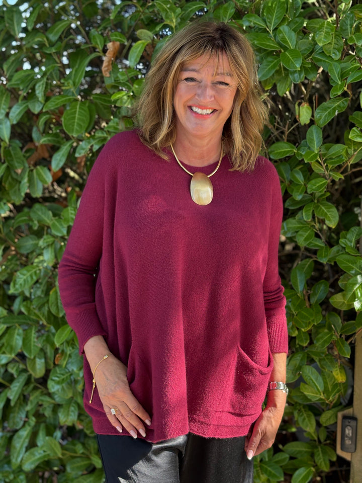 Lily Jumper | Burgundy - Mandy's Heaven 