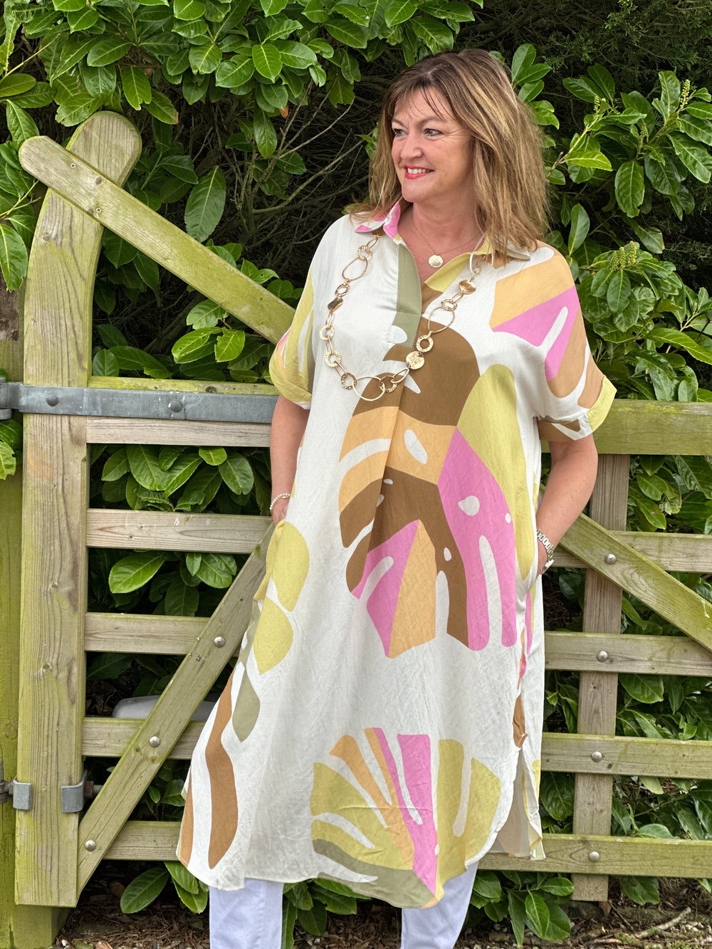 Miami Palm Tunic Dress | Summer - Mandy's Heaven 