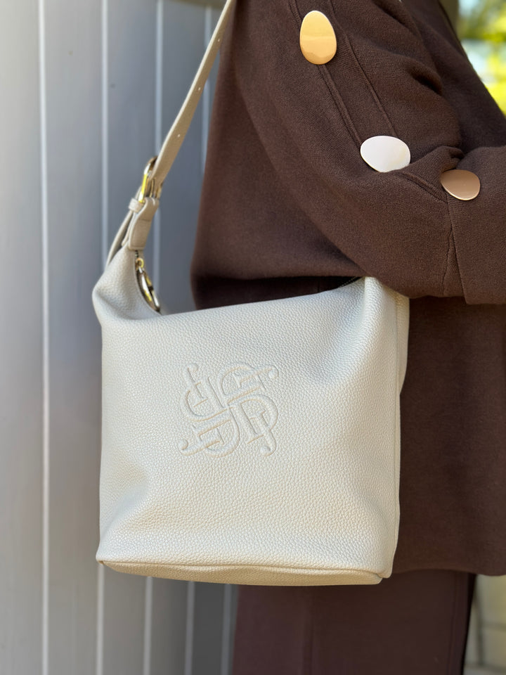 David Jones Bucket Bag | Almond Milk