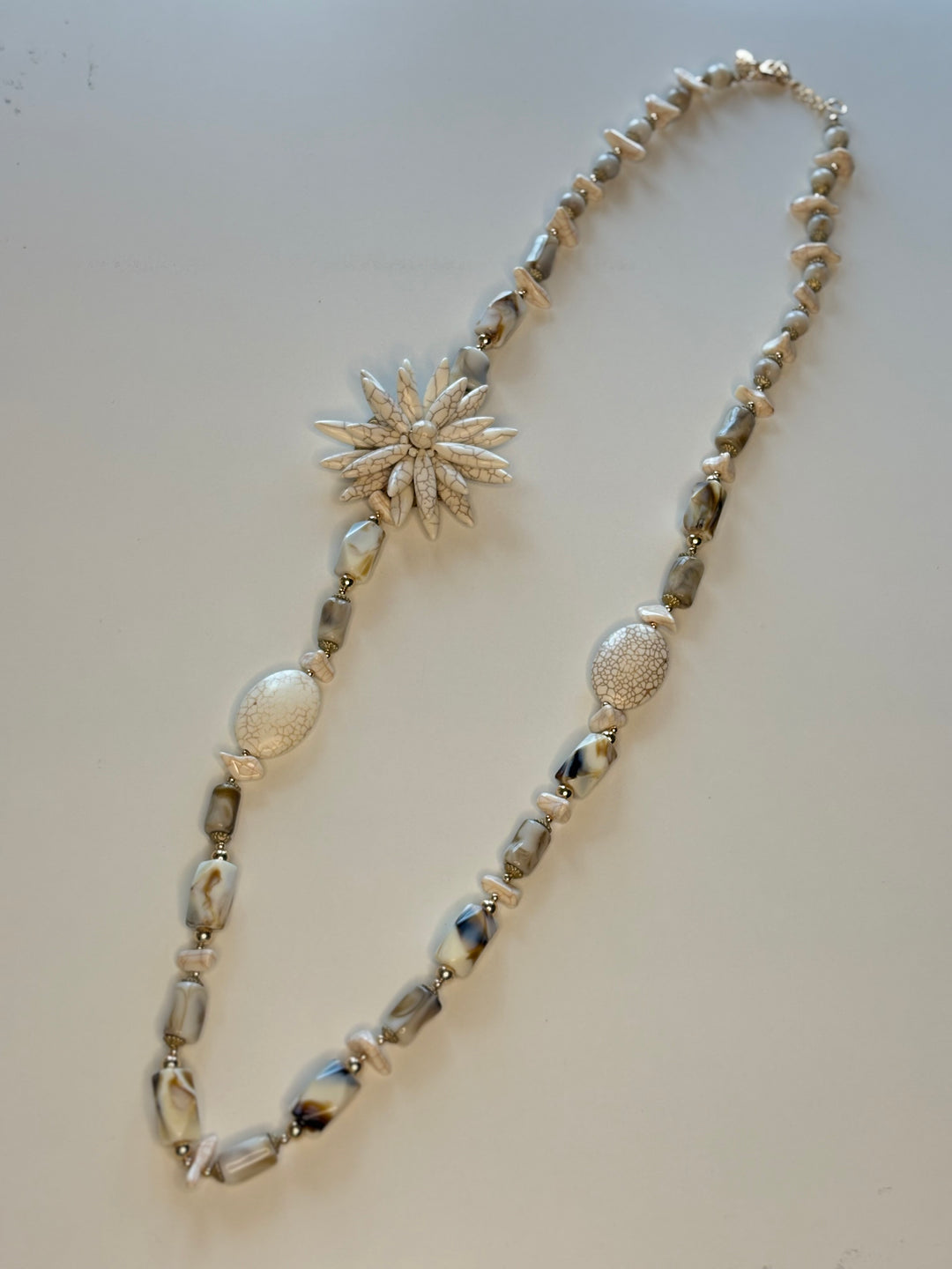 Sunflower Style Long Necklace