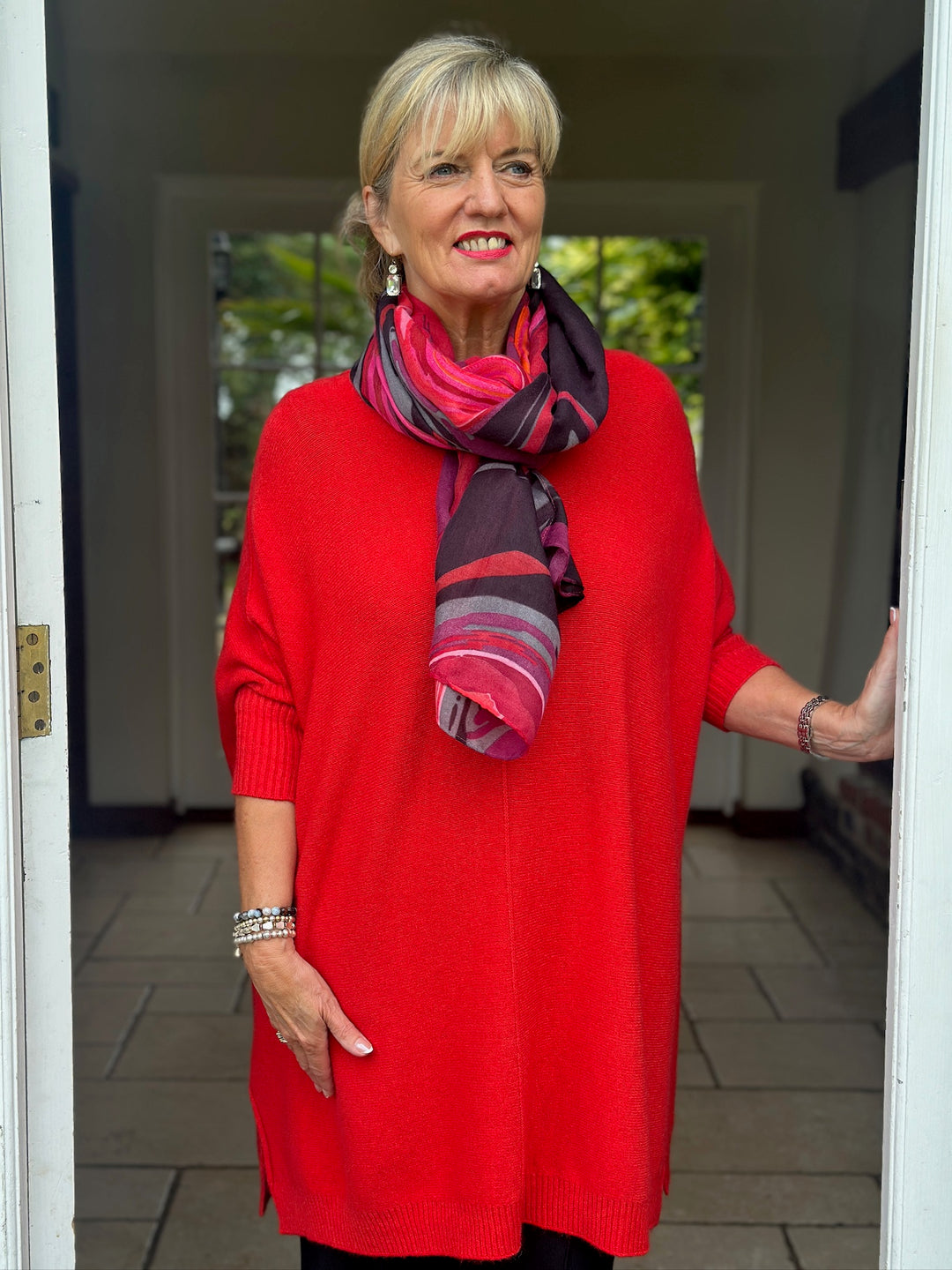 Jasmine Jumper | Ruby Red