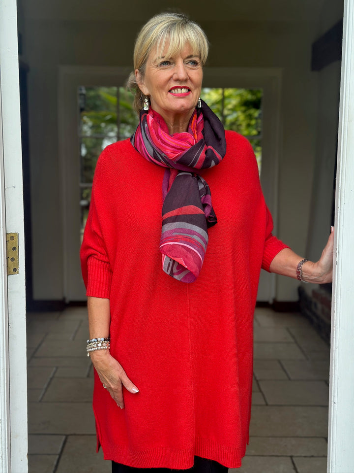 Jasmine Jumper | Ruby Red