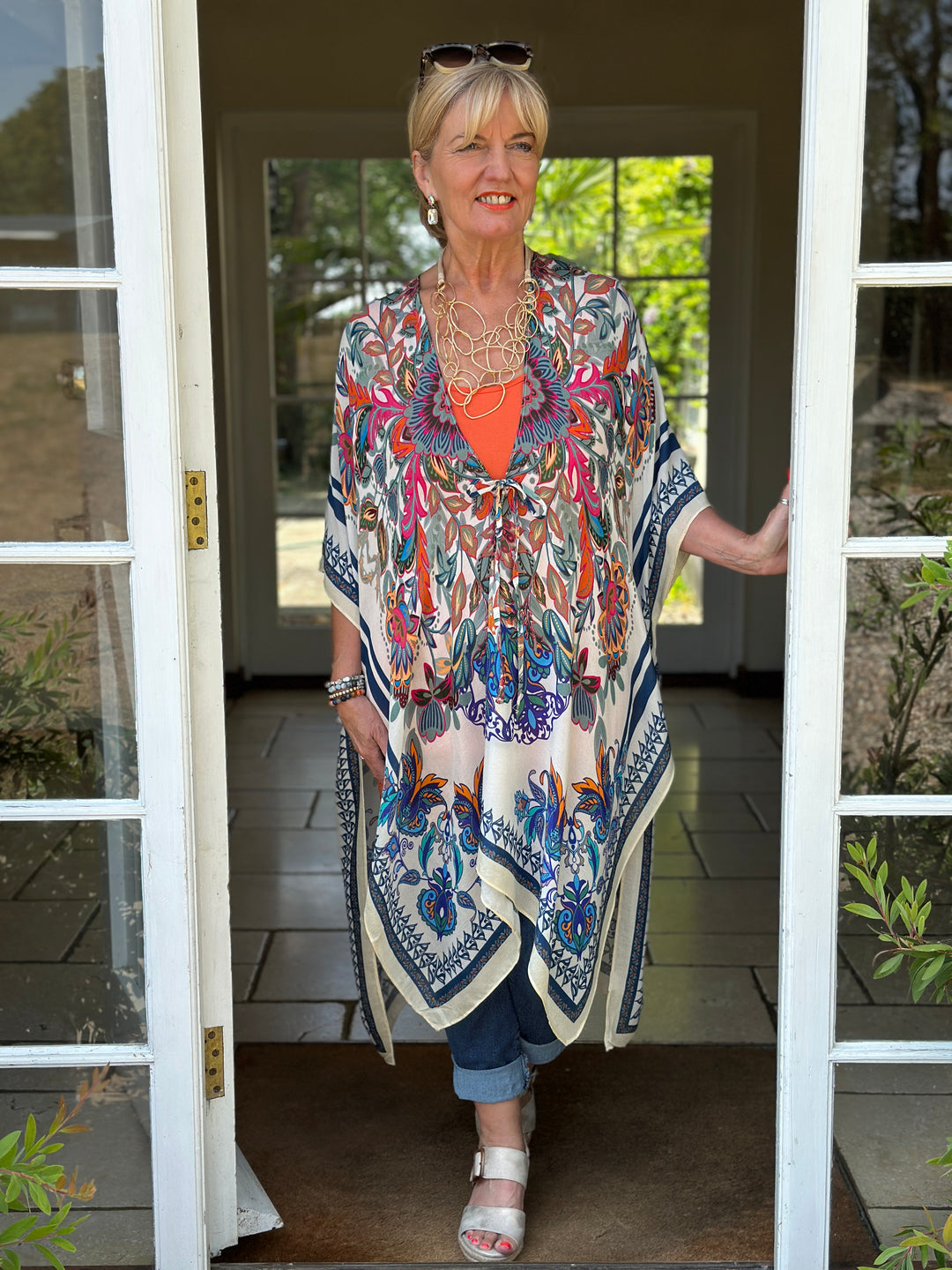 Anatasia Tie Kimono | Multi