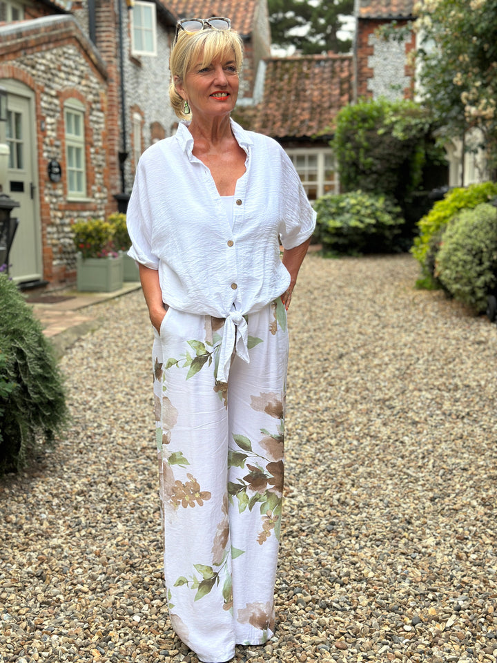 Summer Garden Co-ord | White