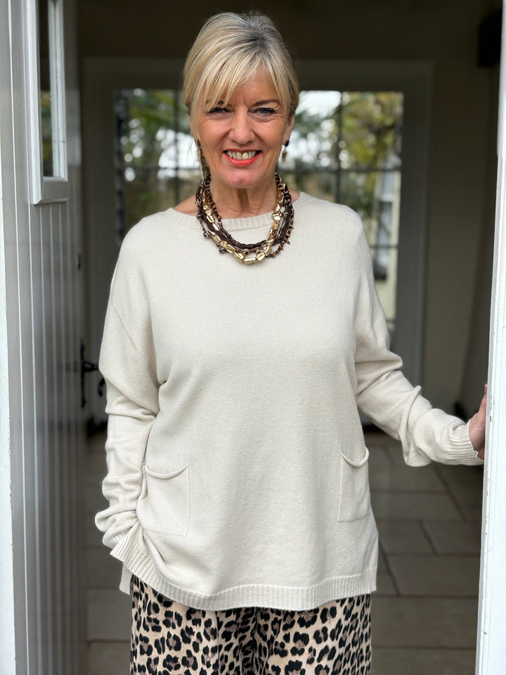 Olivia Jumper | Oatmeal