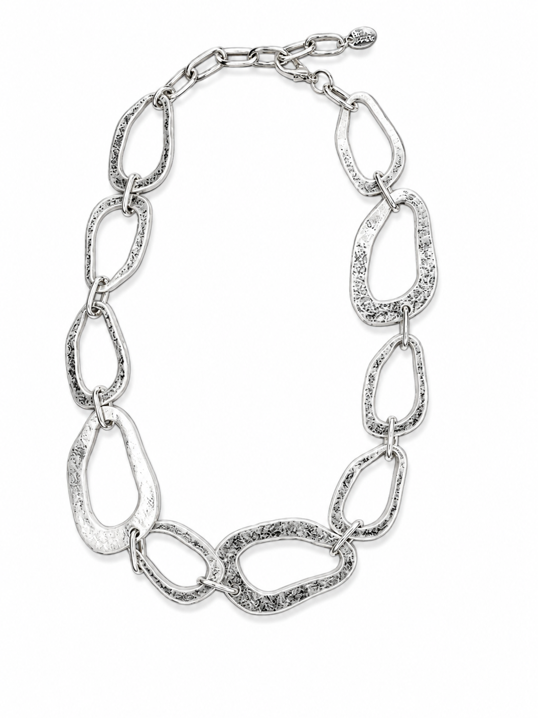 Organic Link Chain Necklace | Silver
