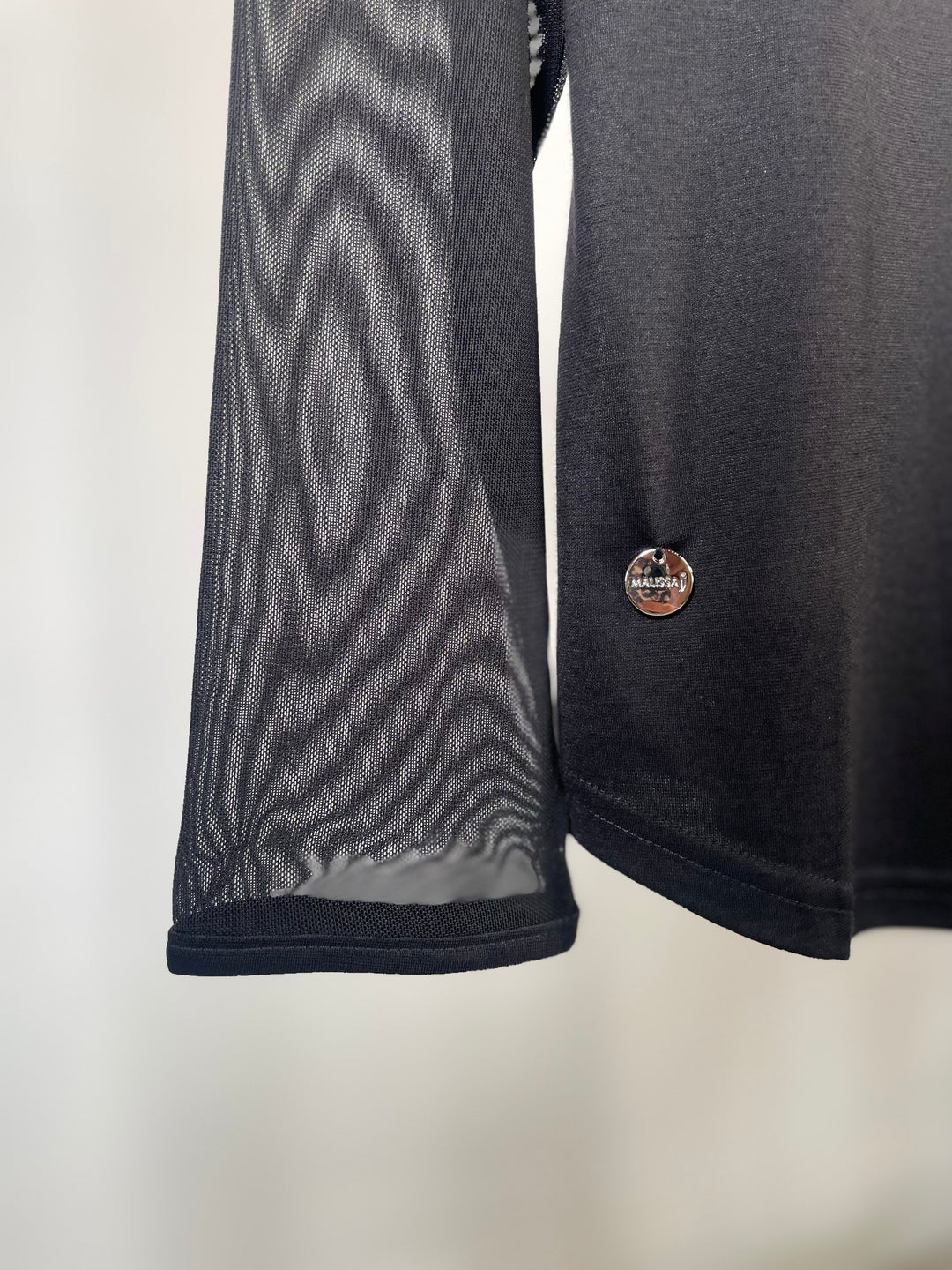 Sheer Long Sleeve Top - Malissa J | Black
