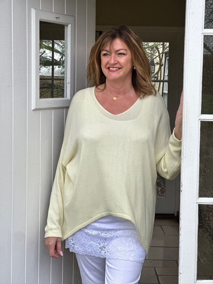 Lightweight Spring & Summer Knit | Lemon - Mandy's Heaven 