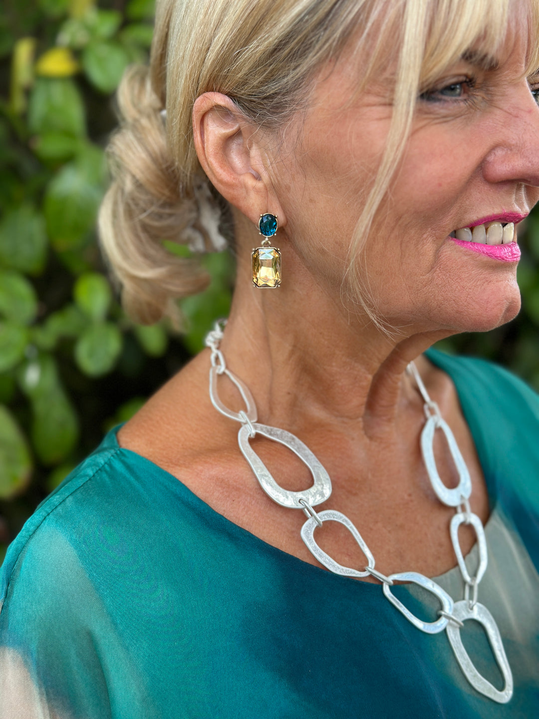 Organic Link Chain Necklace | Silver