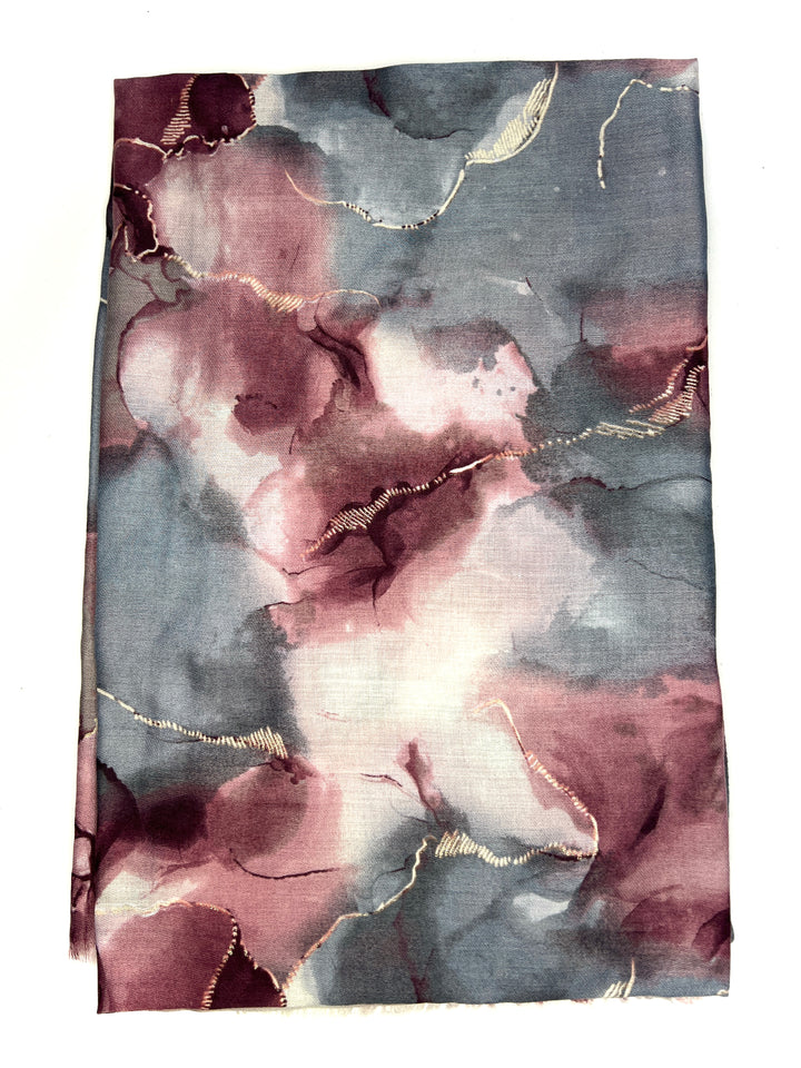 Watercolour scarf | Pink
