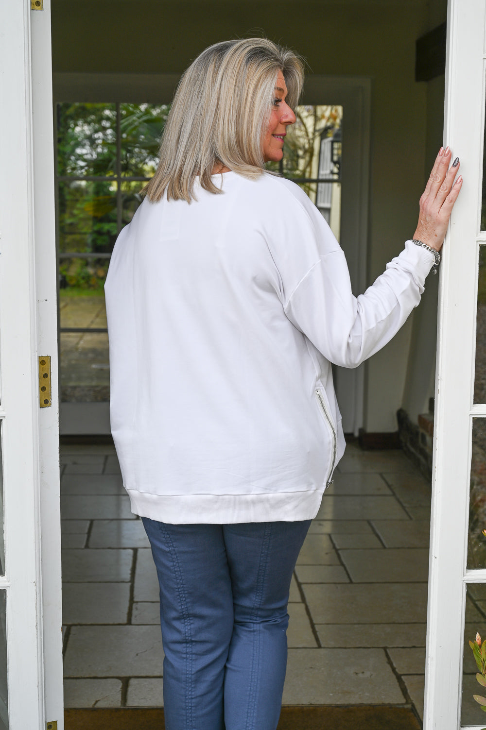 'SUMMER' Sweatshirt | White