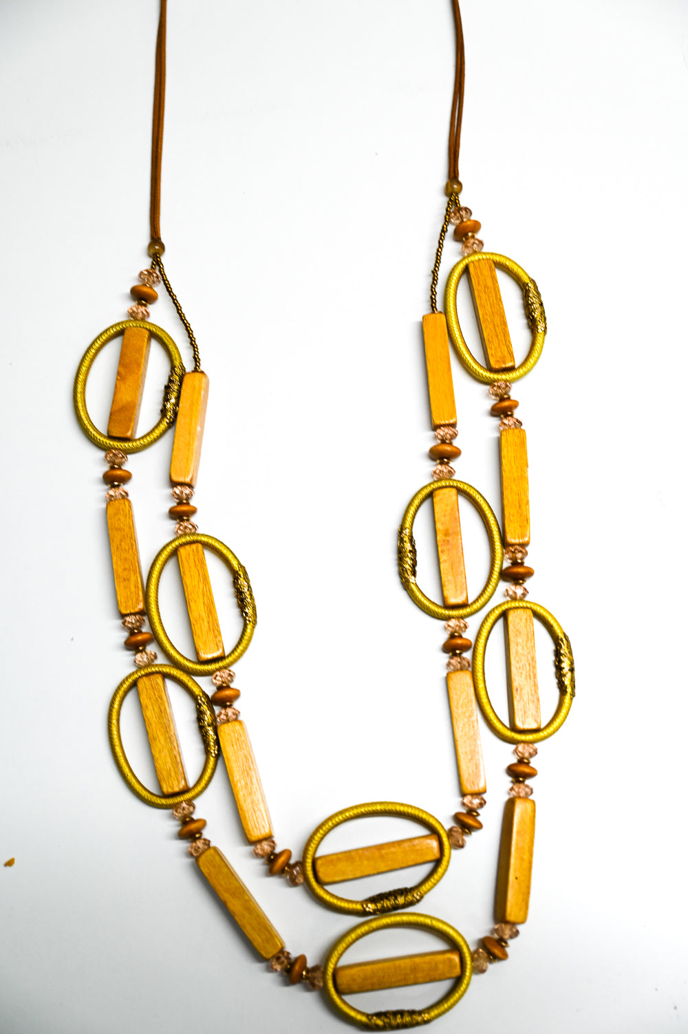Mustard Multi-Shape Layered Necklace