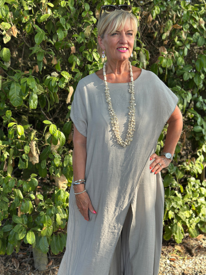 Lightweight Crossover Co-ord | Taupe