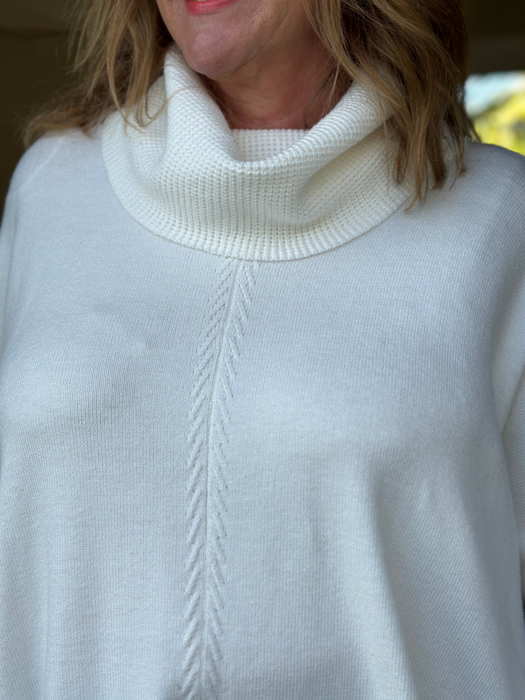 Soft Touch Roll Neck Jumper | Ivory