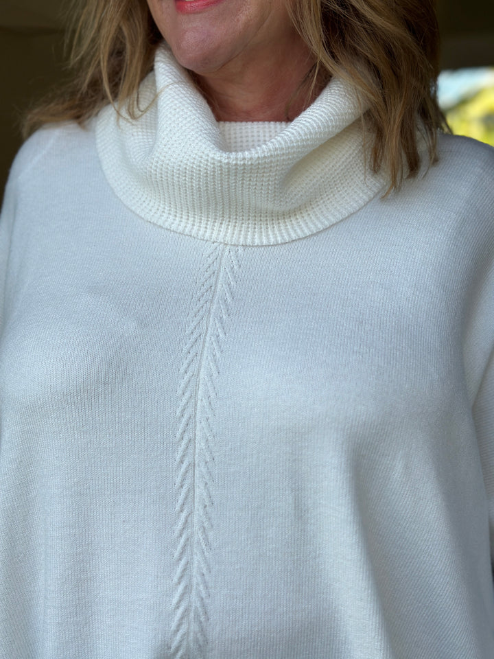Soft Touch Roll Neck Jumper | Ivory