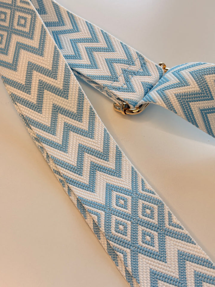 Aztec Bag Strap | Baby Blue