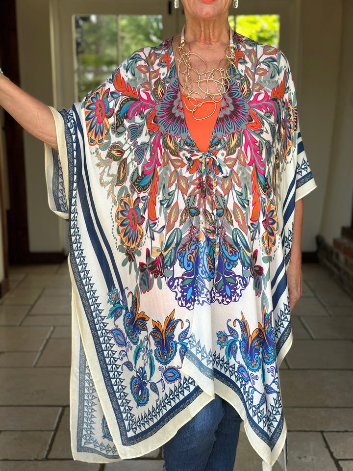 Anatasia Tie Kimono | Multi