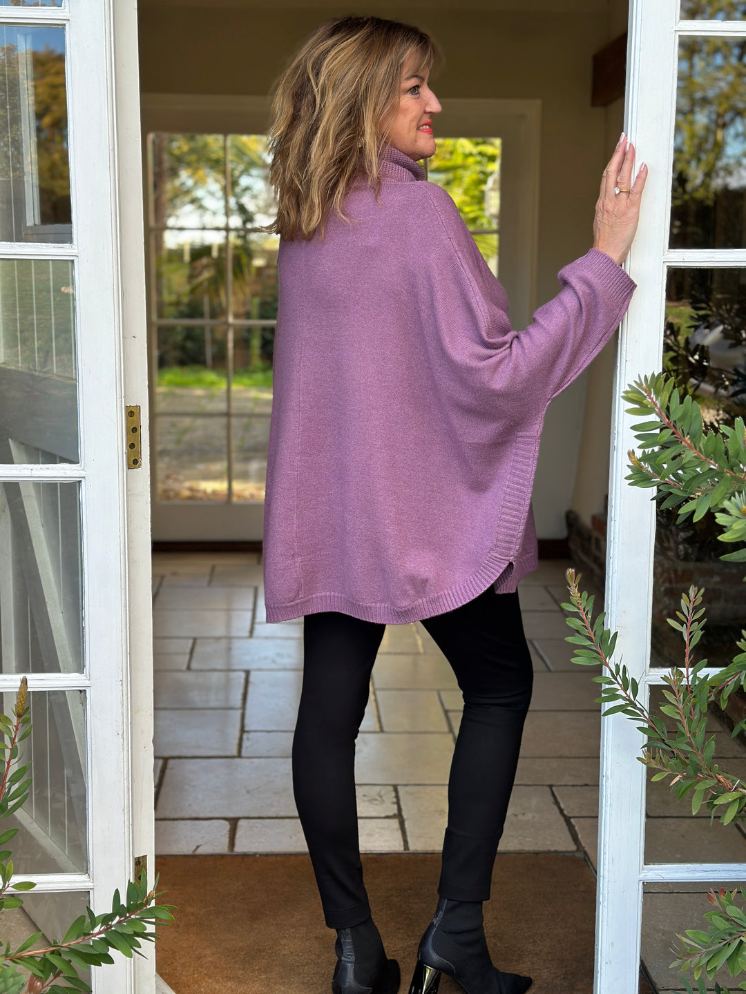 Soft Touch Roll Neck Jumper | Heather