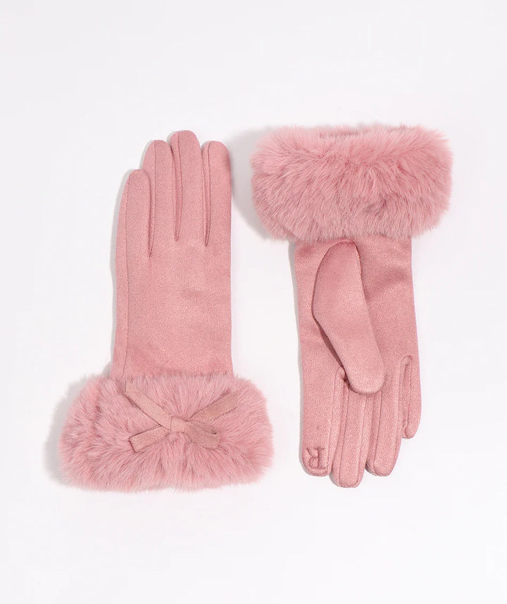 Scarf & Glove Gift Set - Pia Rossini | Blush Pink