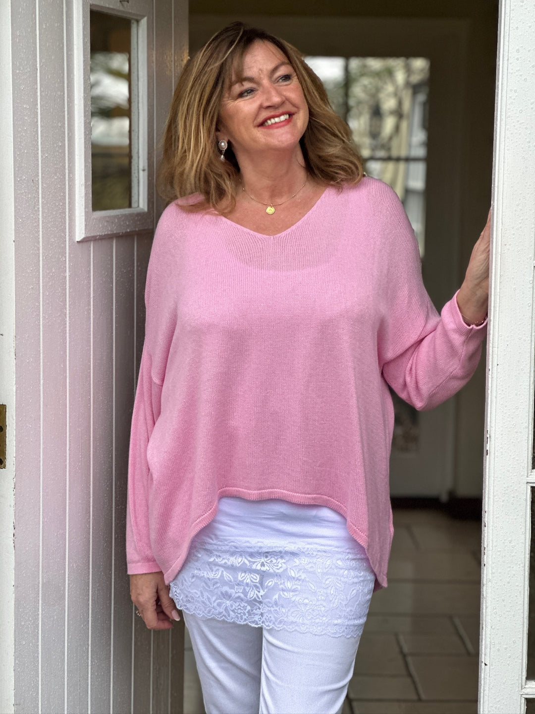 Lightweight Spring & Summer Knit | Blossom Pink - Mandy's Heaven 
