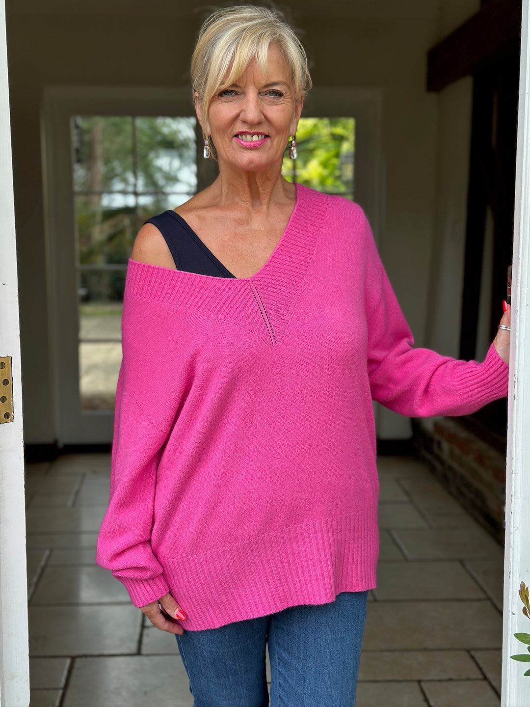 Jordana Jumper | Fuchsia