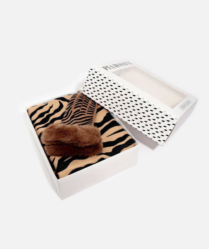 Scarf & Glove Gift Set - Pia Rossini | Animal