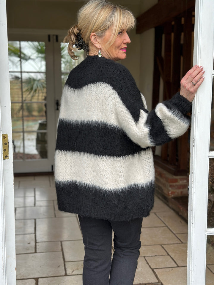 Bold Stripe Soft Knit Jumper | Mono