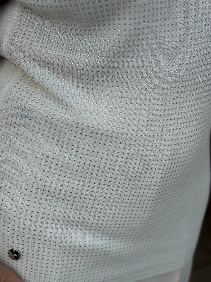 Sparkle Soft Knit Vest - Malissa J | Ivory