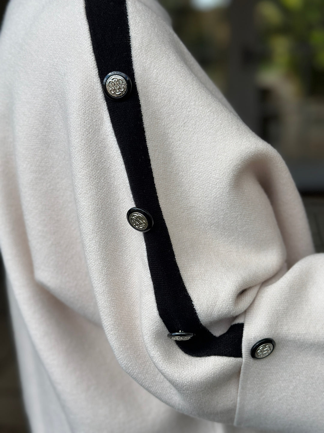 Belgravia Button Jumper | Oatmeal