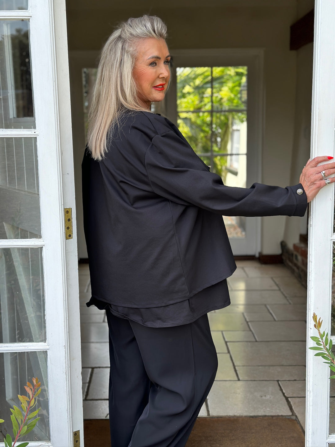 Military Style Lightweight Jacket | Black