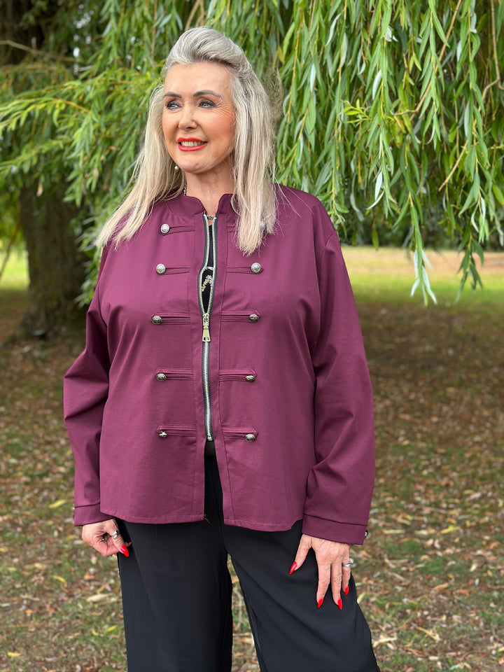 Military Style Lightweight Jacket | Mulberry