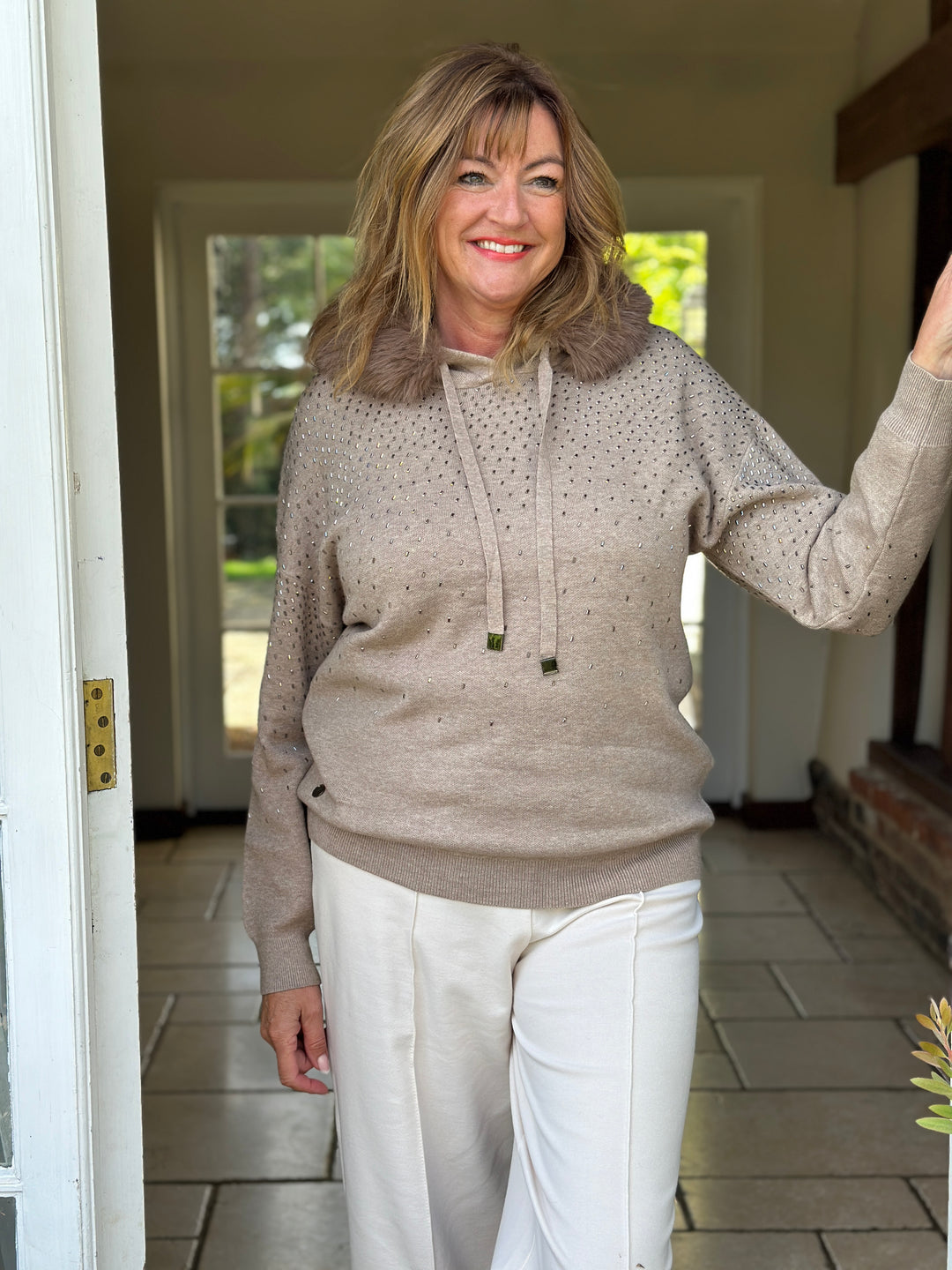 Luxe Hooded Knit - Malissa J | Oatmeal