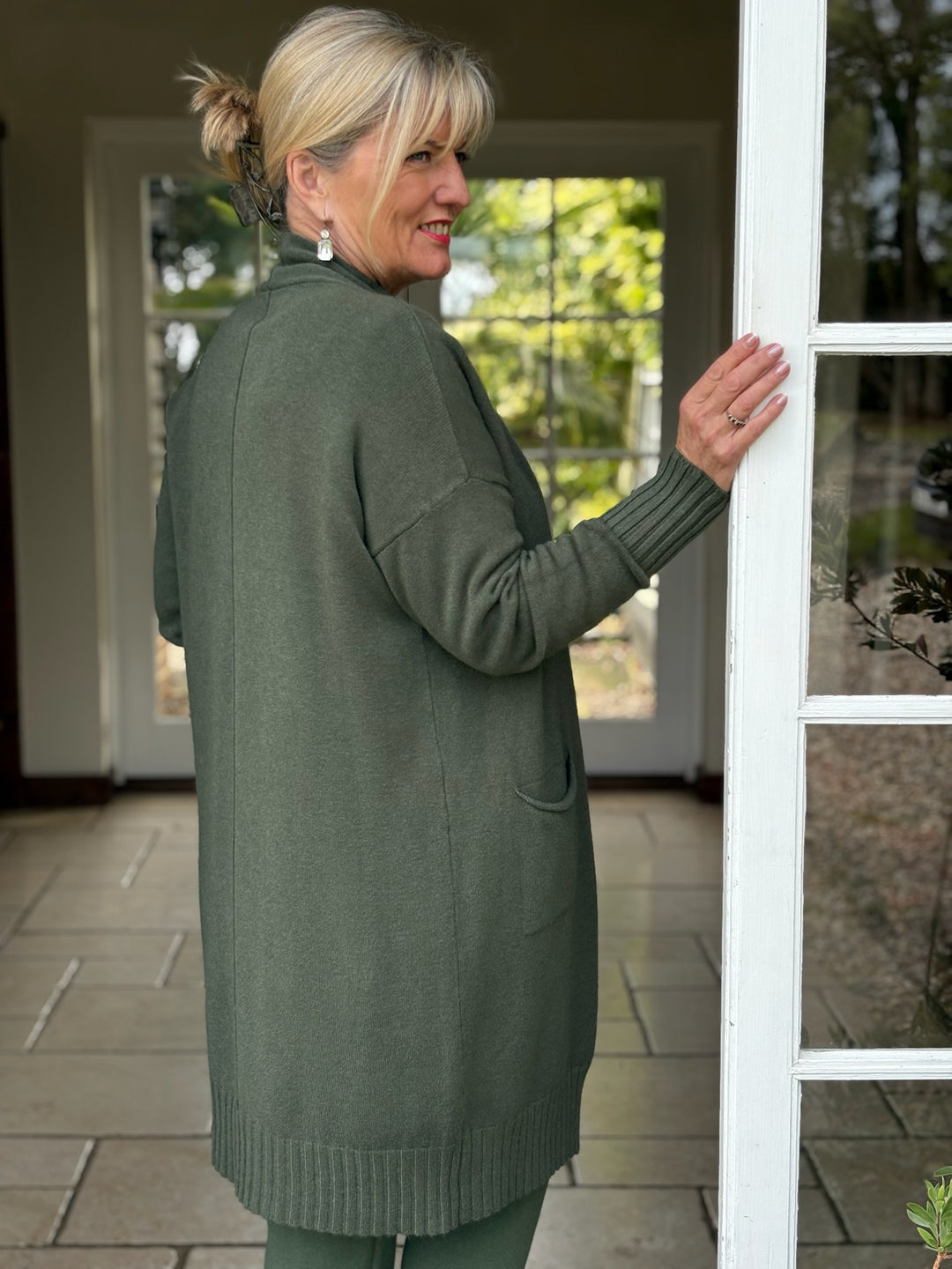 Two Piece Knit Co-ord Set | Forest Green