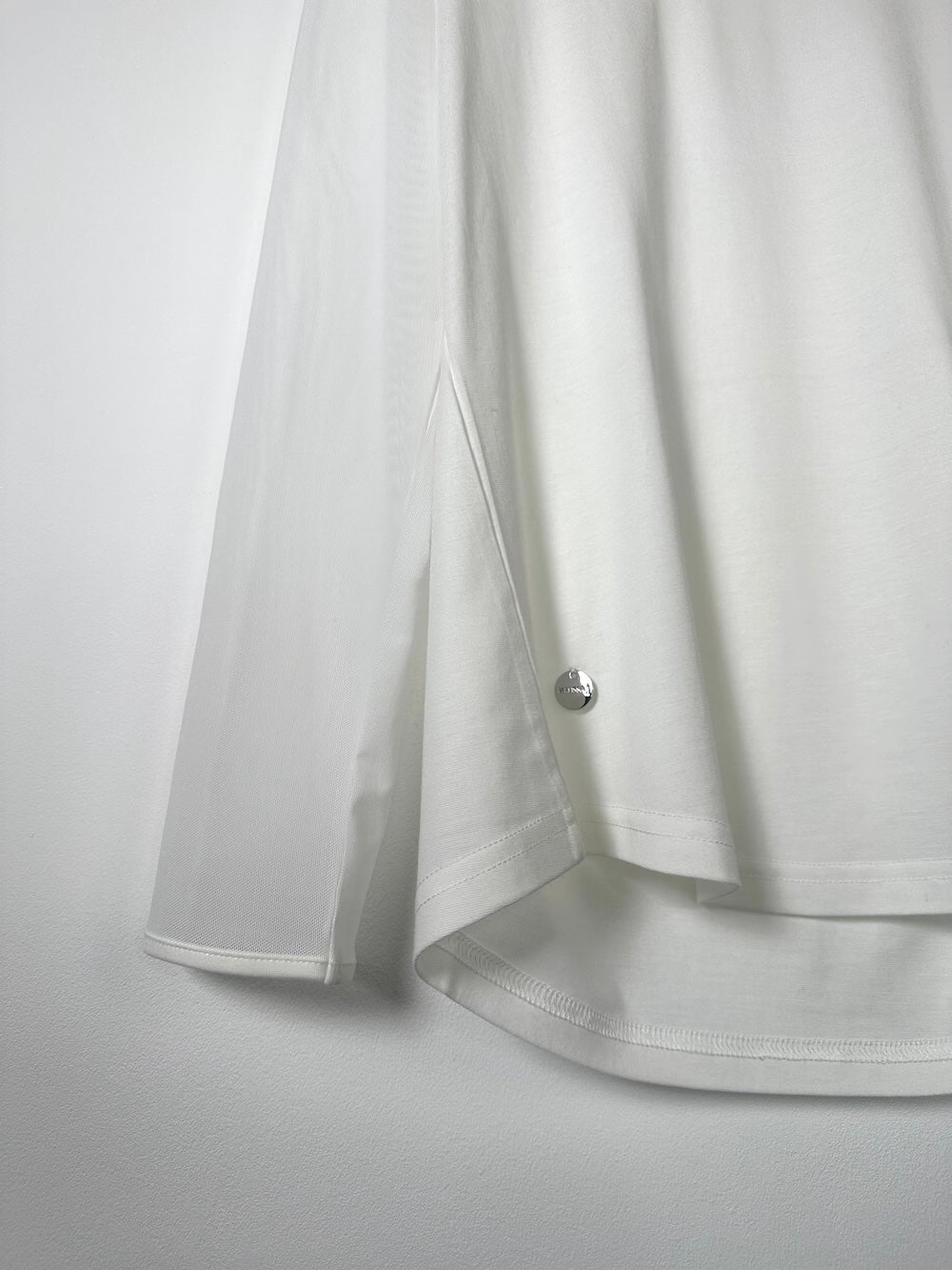 Sheer Long Sleeve Top - Malissa J | White