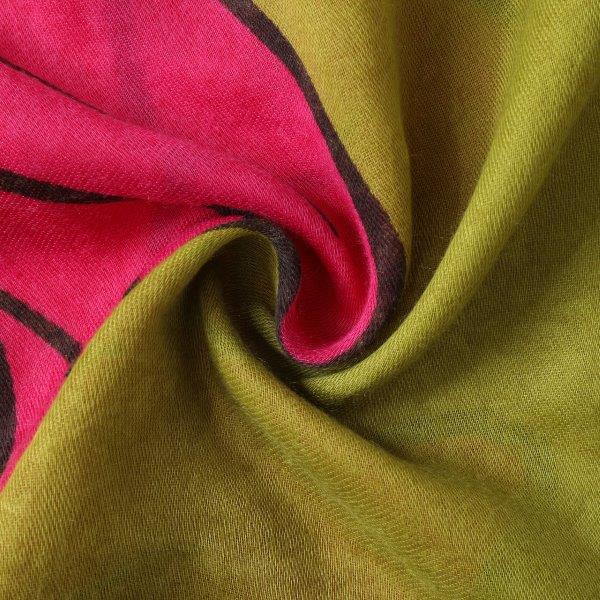 Large Flower Scarf | Lime