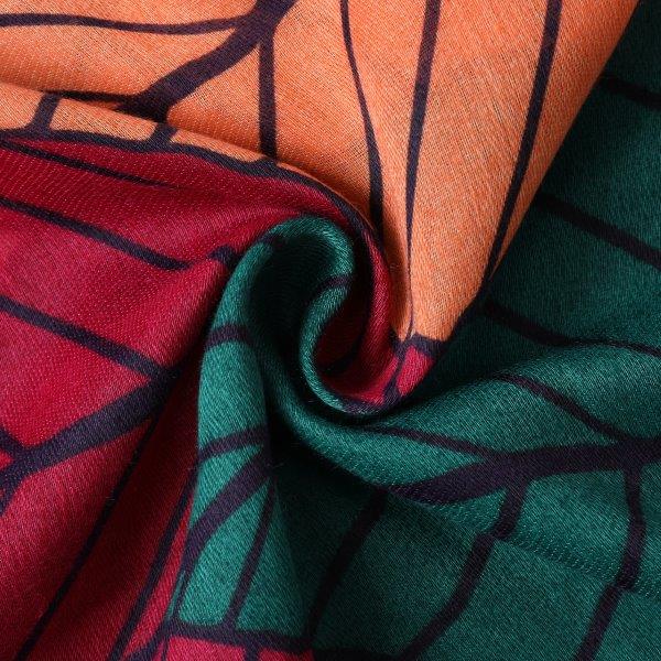 Eco-Leaves Scarf | Multi