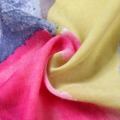 Roses Scarf | Lime Yellow