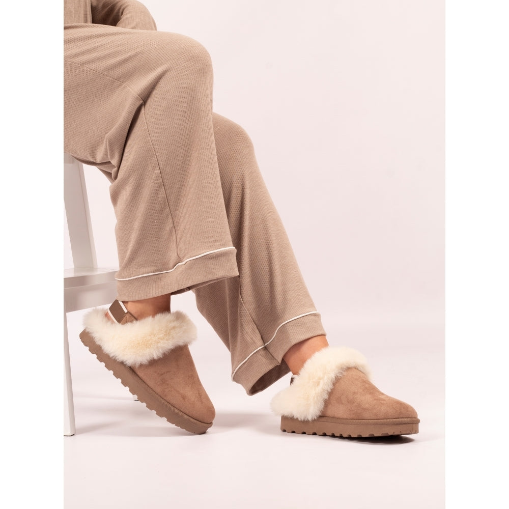 Nevis Slipper - Lunar | Mink
