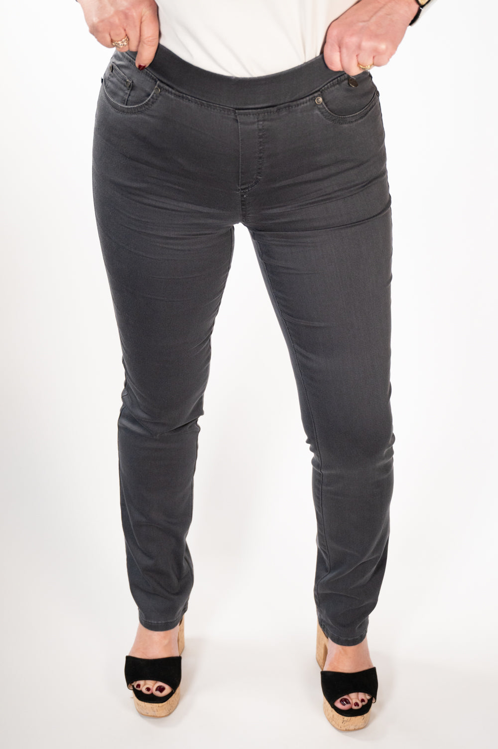 Anna Montana Jump In Jeans (1001) - Charcoal