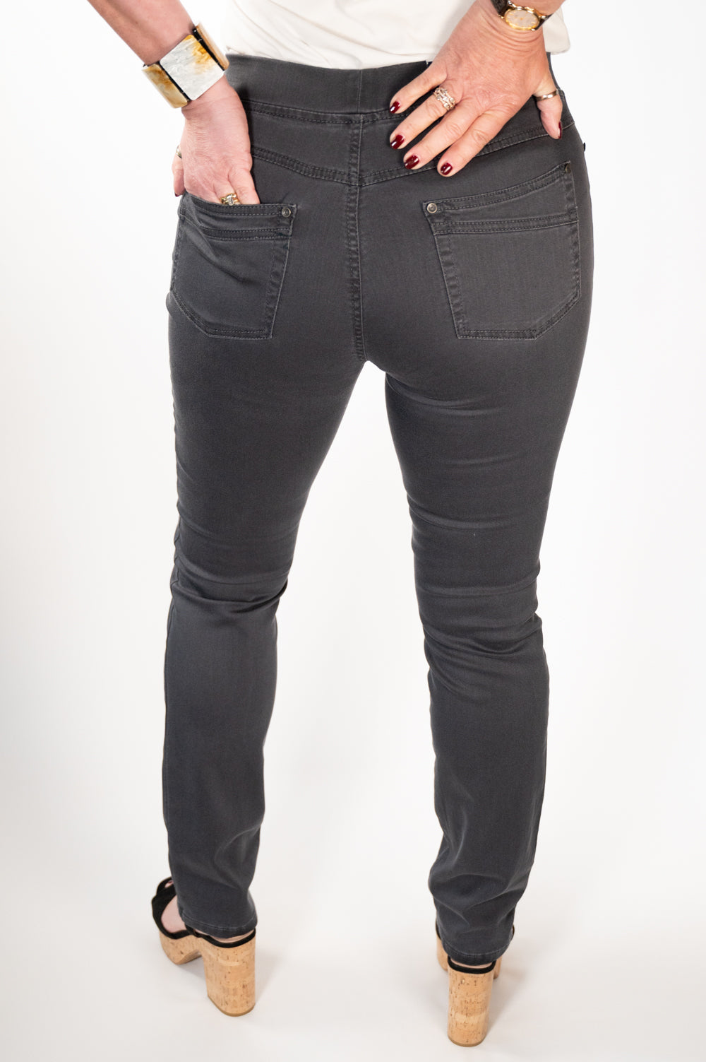 Anna Montana Jump In Jeans - Charcoal 1001