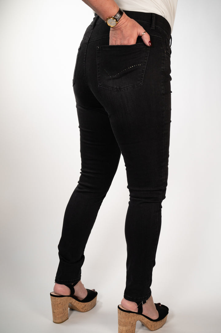 Anna Montana Magic Denim Skinny Jeans - Used Black 5000