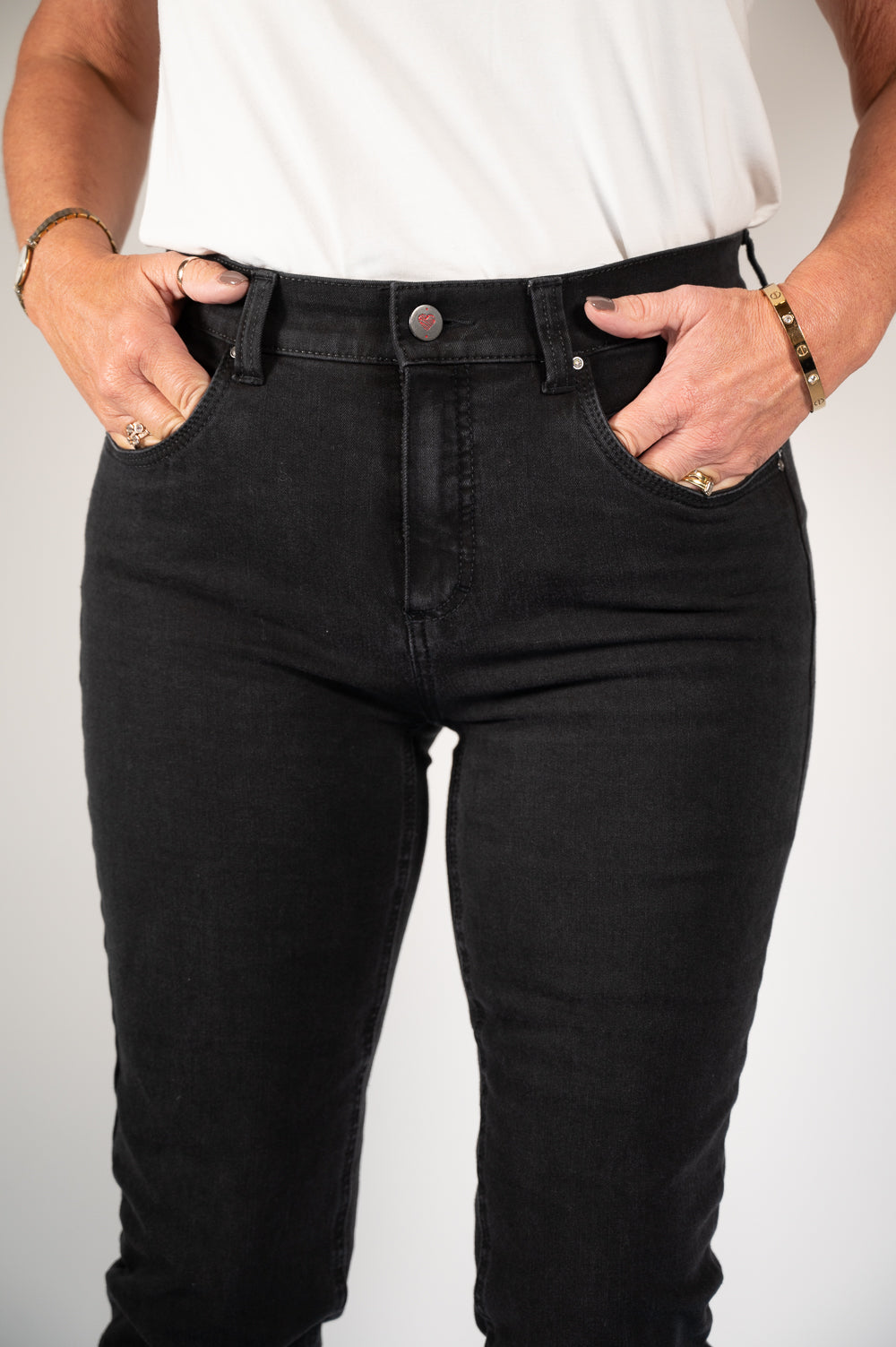 Anna Montana Skinny Jeans (5052) - Black