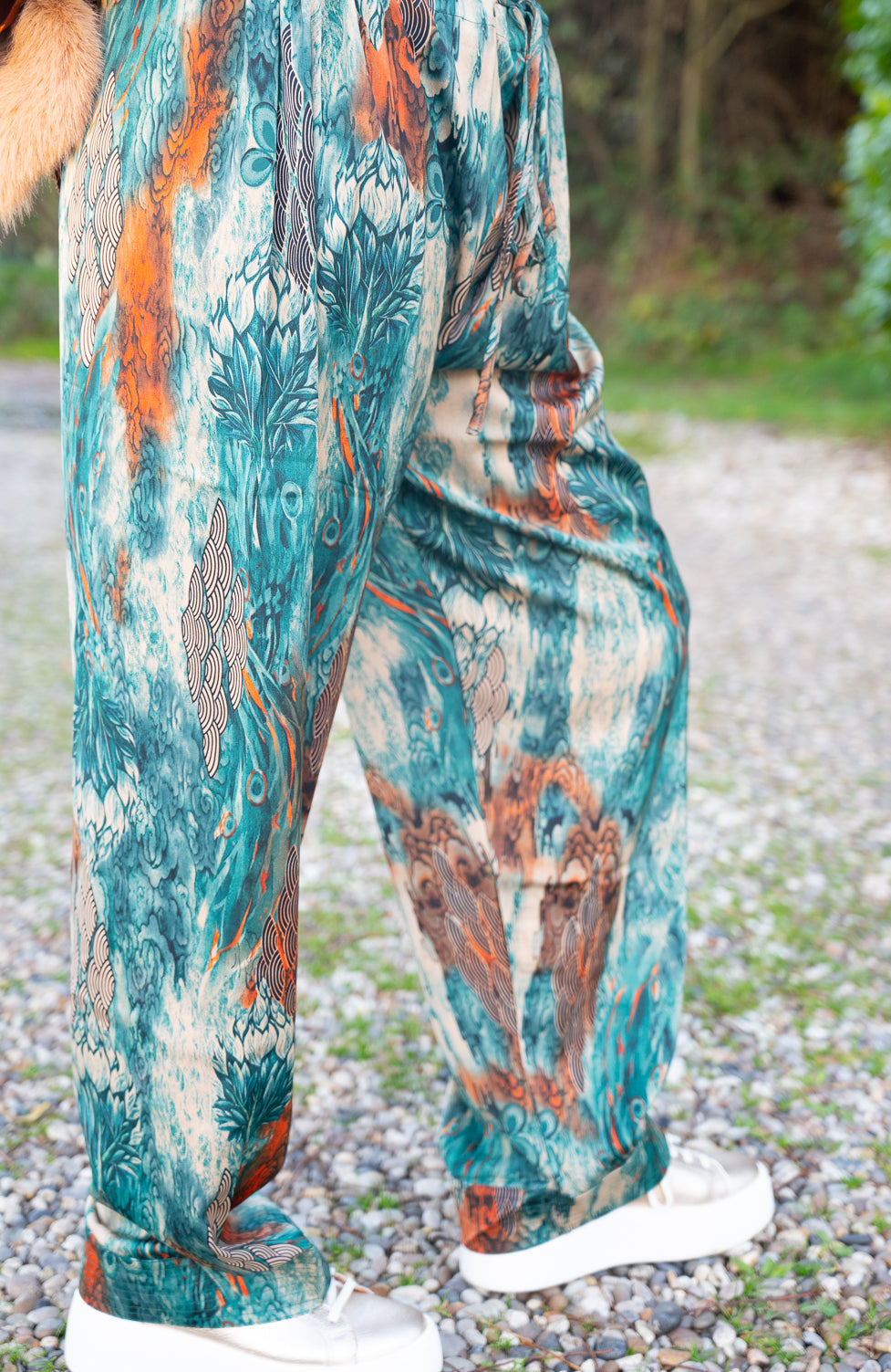 Woodland Print Trousers- Malissa J